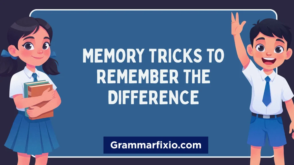 Memory Tricks to Remember the Difference
