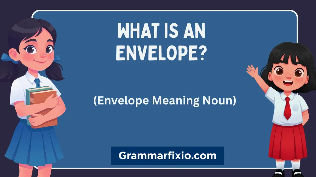 What Is an Envelope? (Envelope Meaning Noun)
