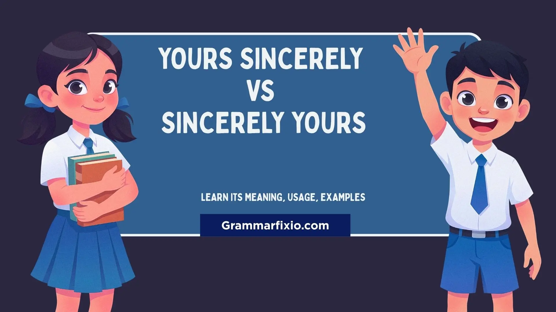 Yours Sincerely vs Sincerely Yours