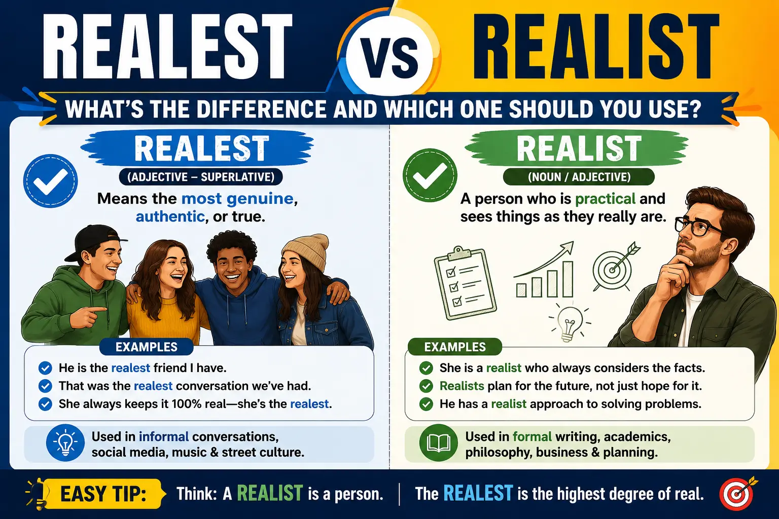 Realest or Realist: What's the Difference and Which One Should You Use?