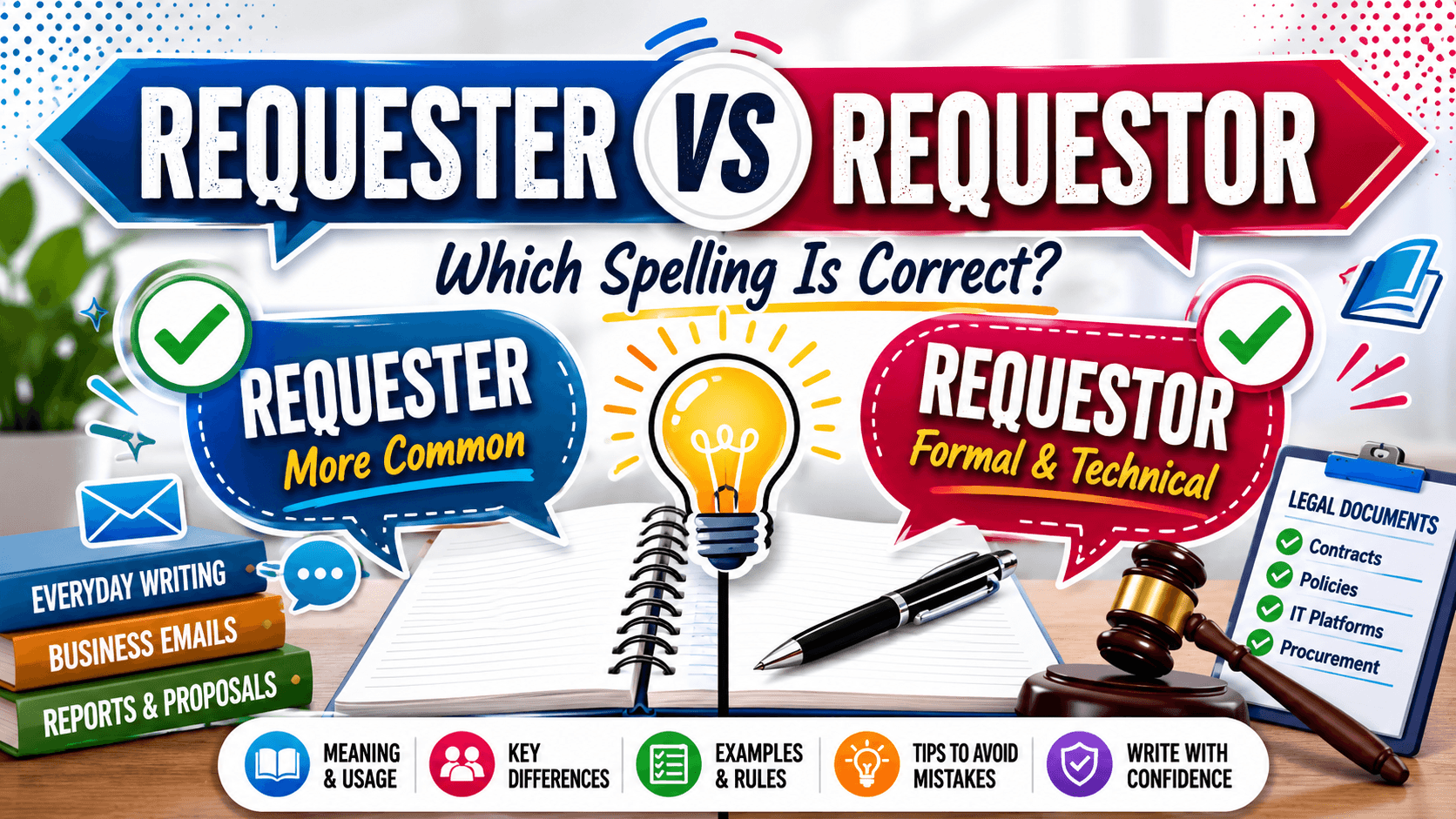 Requester vs Requestor: Which Spelling Is Correct and When Should You Use It?