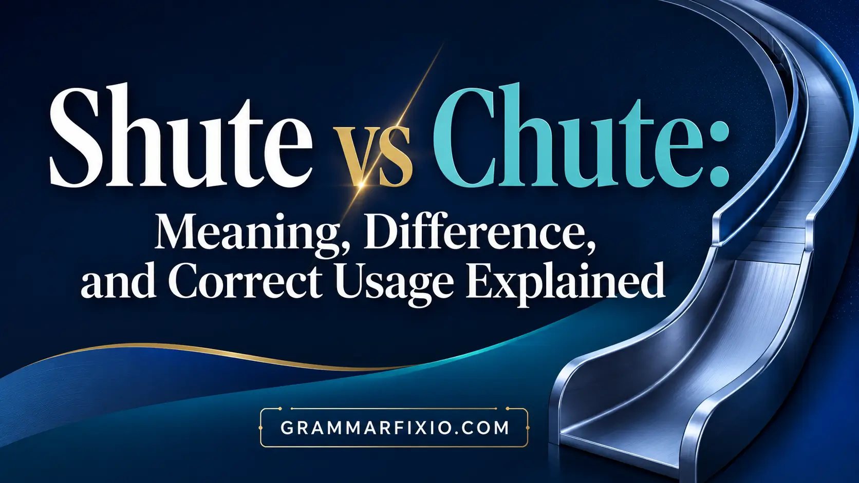 Shute vs Chute: Meaning, Difference, and Correct Usage Explained
