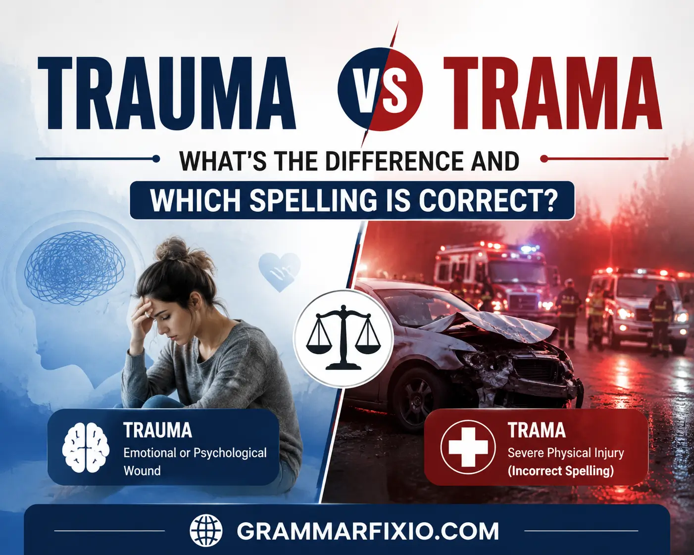Trauma vs Trama: What's the Difference and Which Spelling Is Correct?