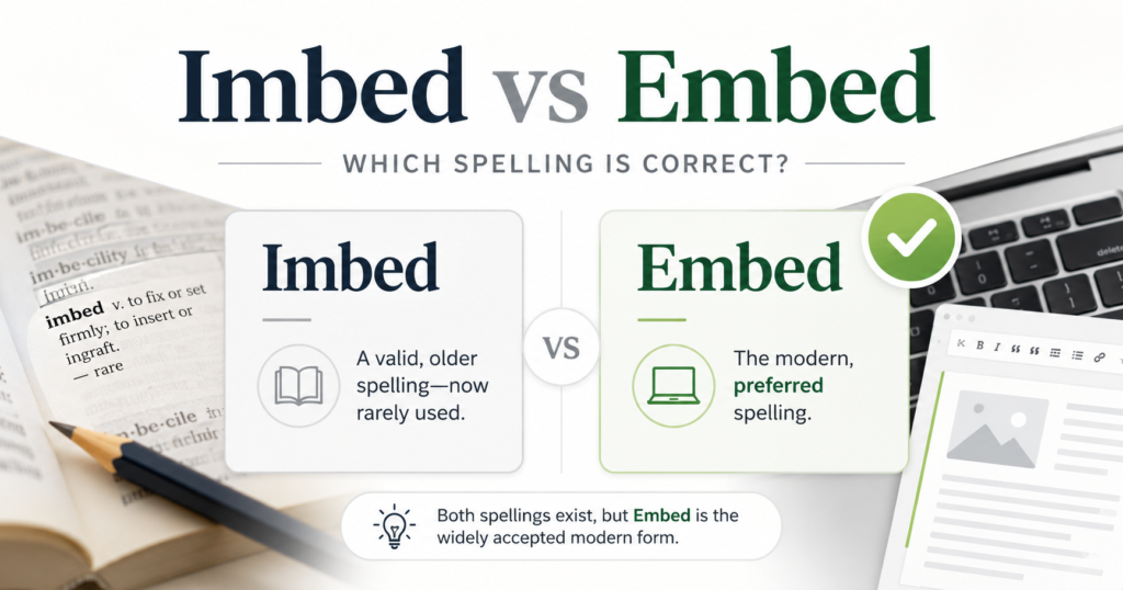 mbed vs Embed: Meaning, Differences, Examples, and the Correct Spelling
