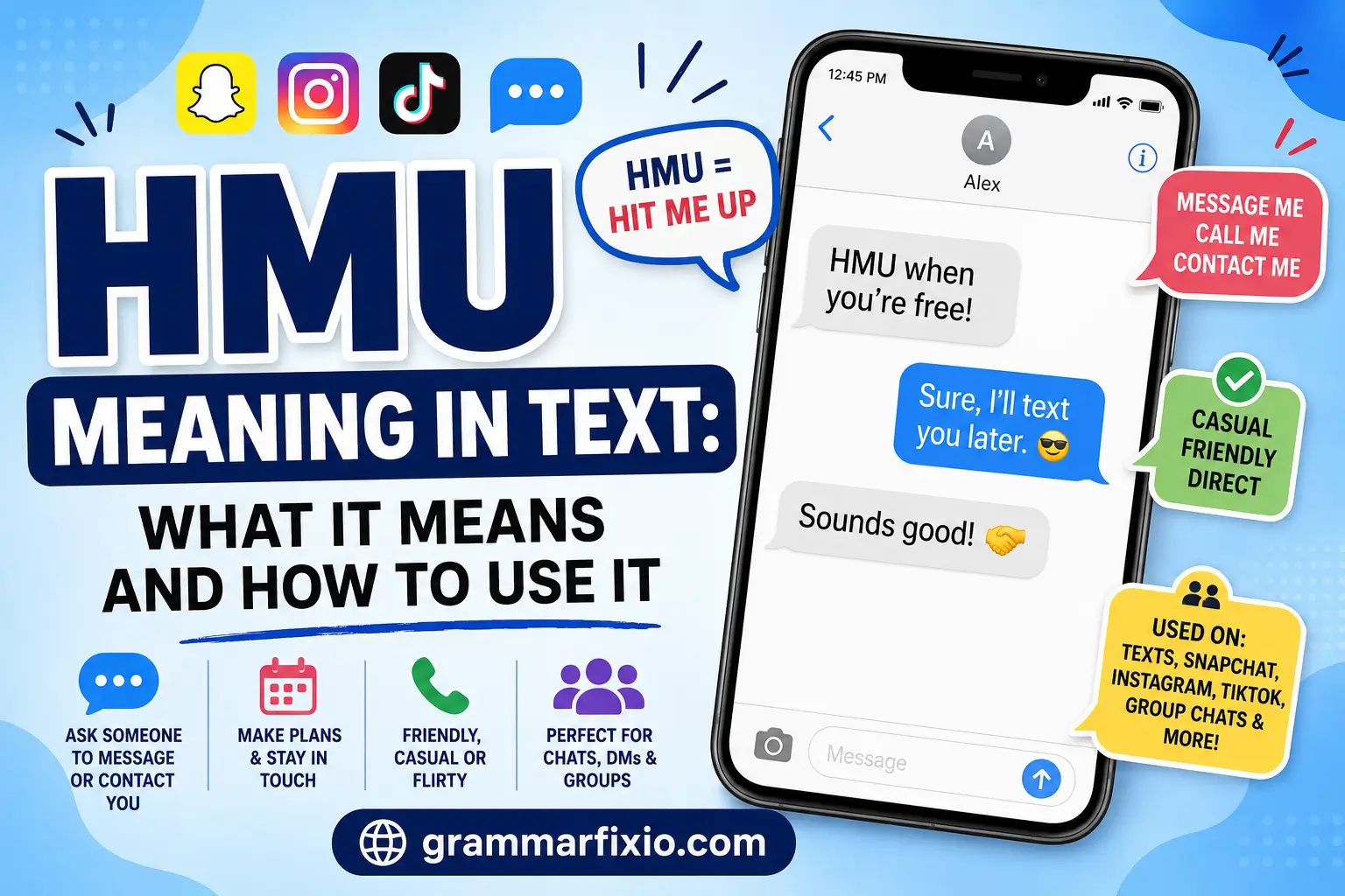 HMU Meaning in Text: What It Means and How to Use It