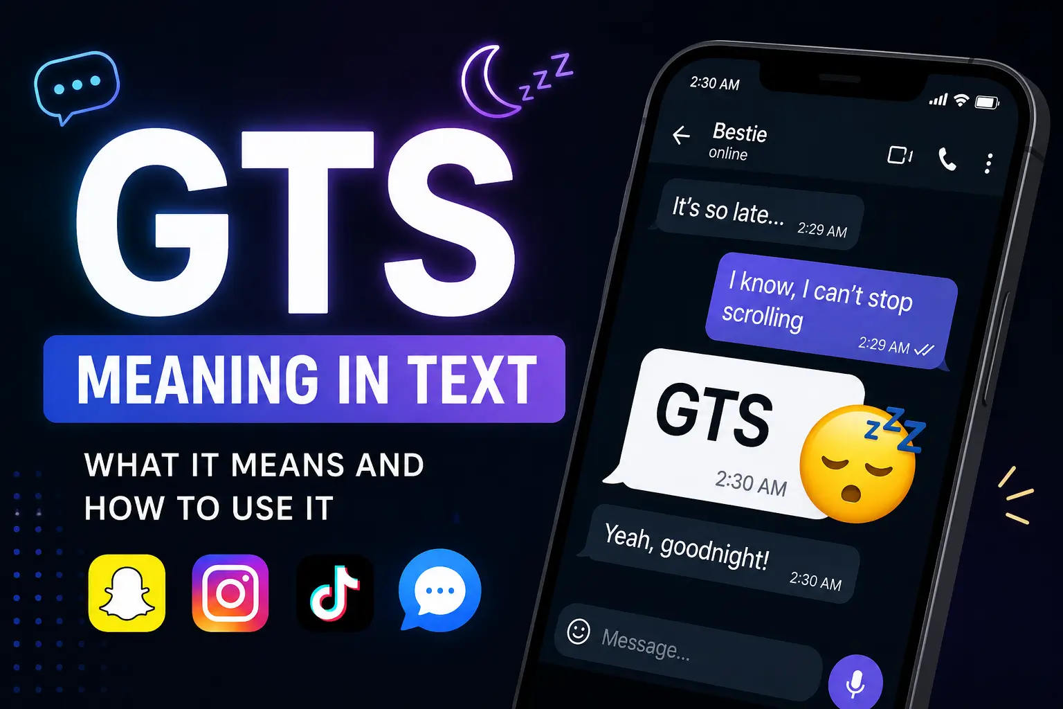 GTS Meaning in Text: What It Means and How to Use It