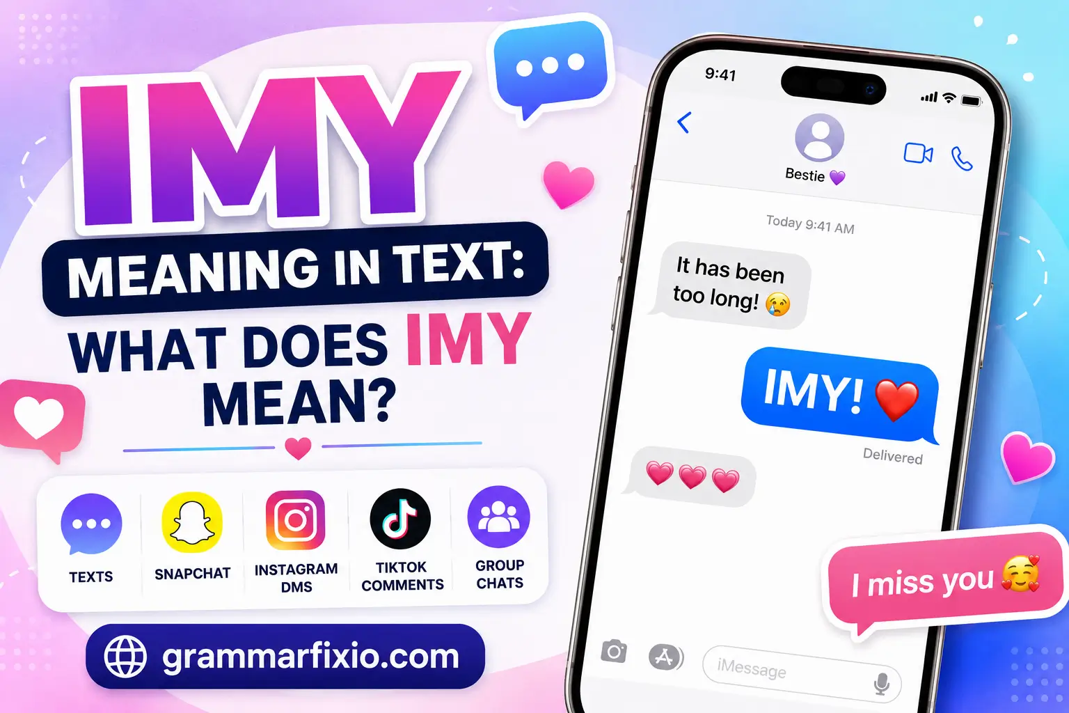 IMY Meaning in Text: What Does IMY Mean?