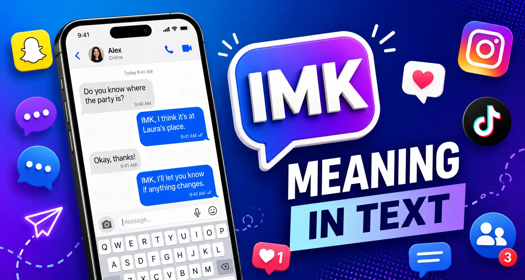 IMK Meaning in Text: What Does IMK Mean in Chat?