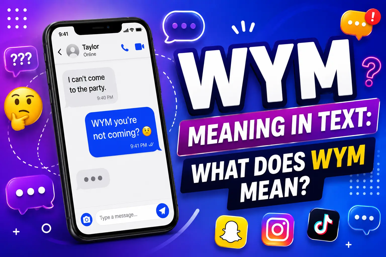 WYM Meaning in Text: What Does WYM Mean?
