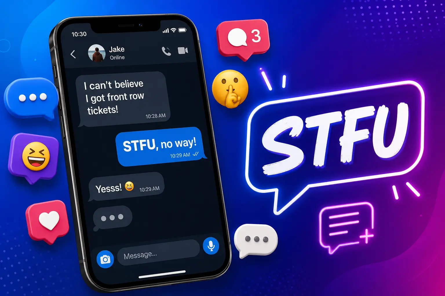 STFU Meaning in Text: What Does STFU Mean in Chat?