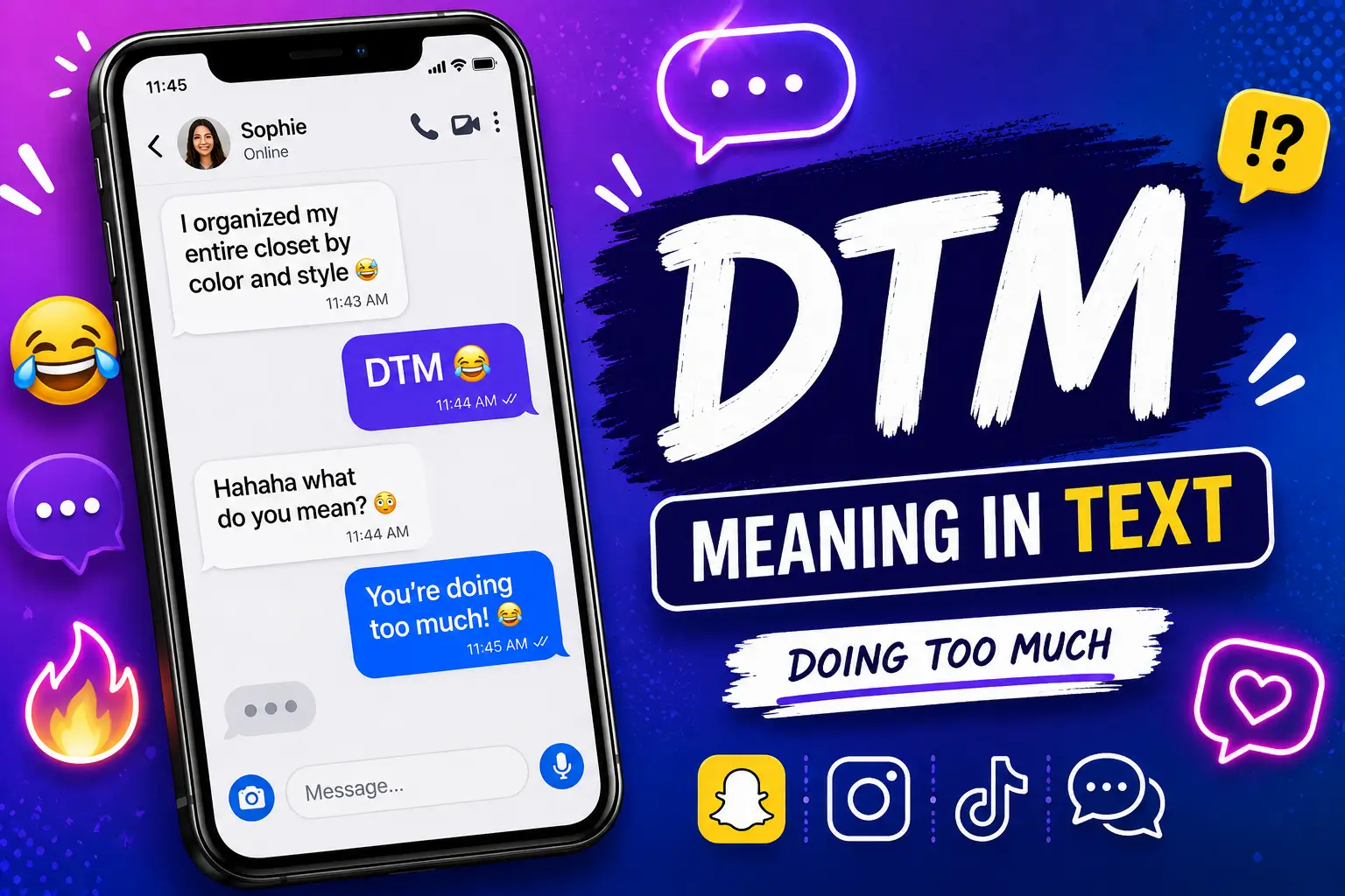 DTM Meaning in Text: What Does DTM Mean in Chat?