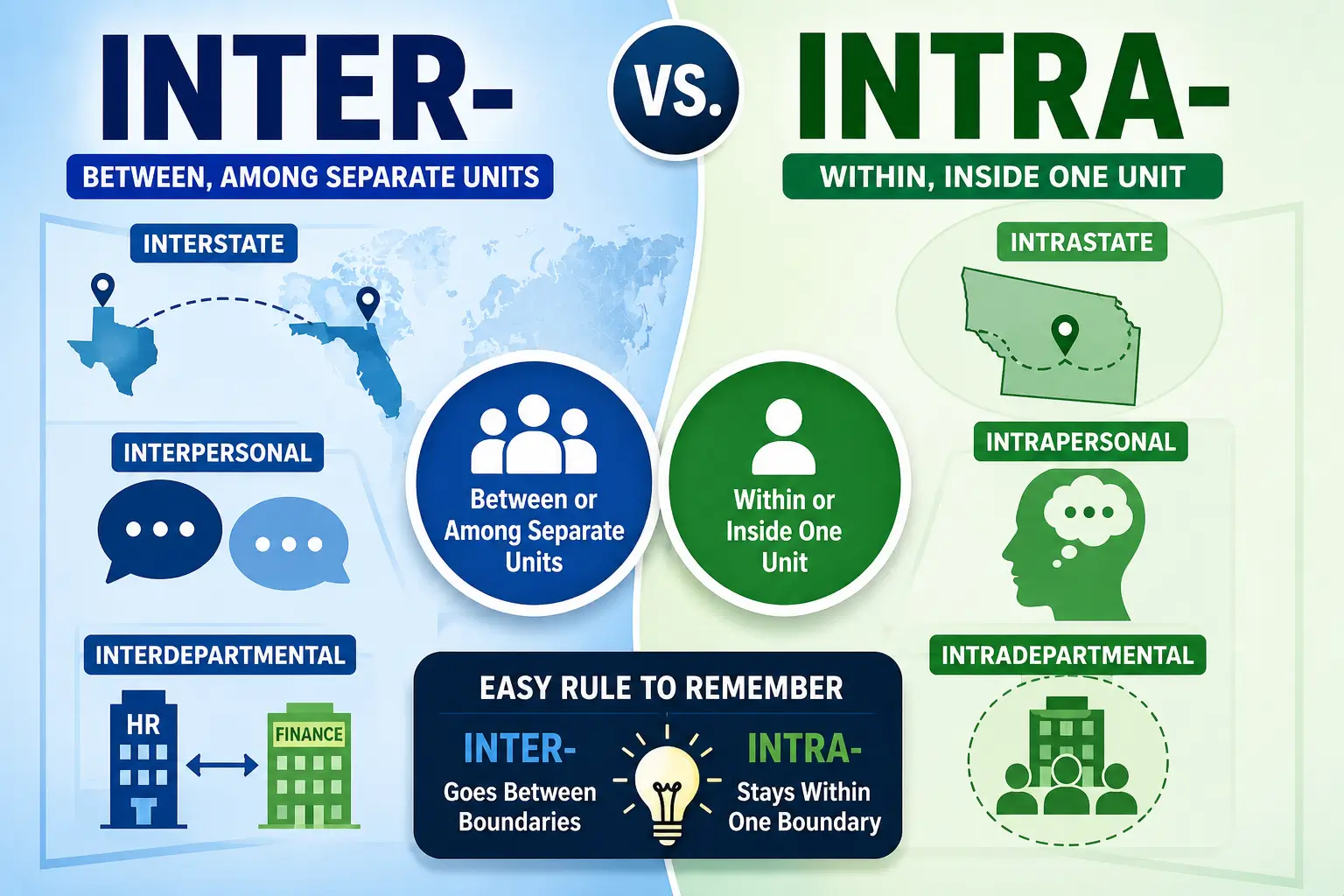Inter vs. Intra: Meaning, Differences, and Correct Usage 