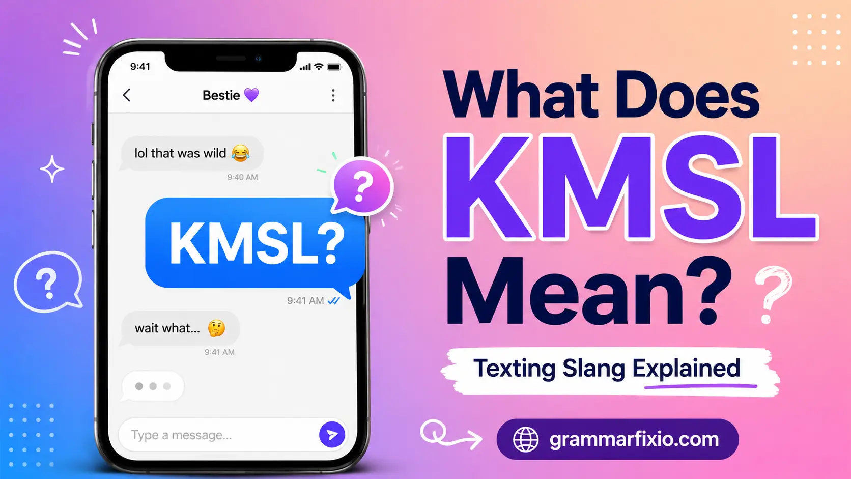 KMSL Mean in Text: What KMSL Means and How to Use It