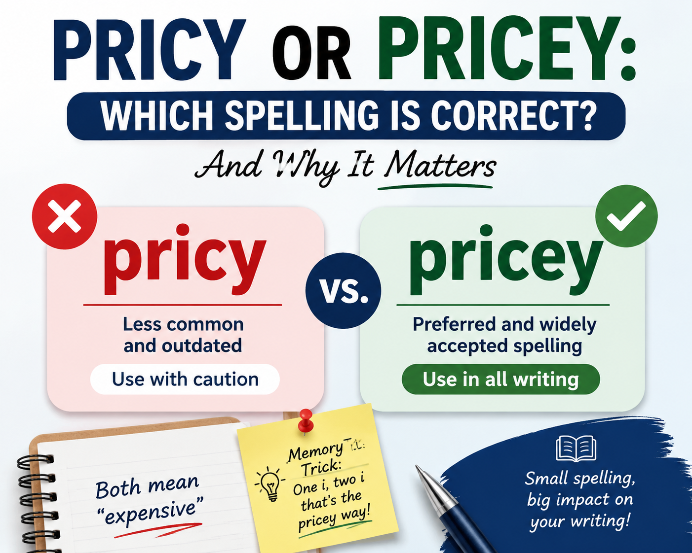 Pricy or Pricey