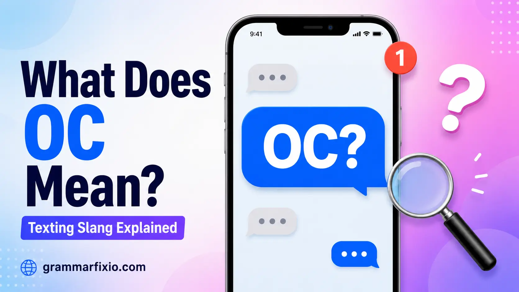 OC Meaning in Text: What Does OC Mean in Texting and Social Media?