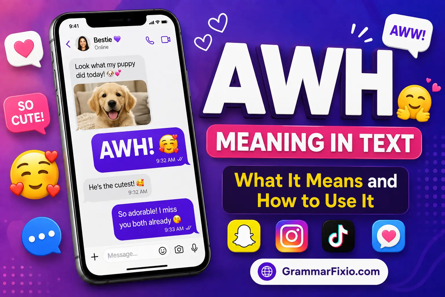 AWH Meaning in Text