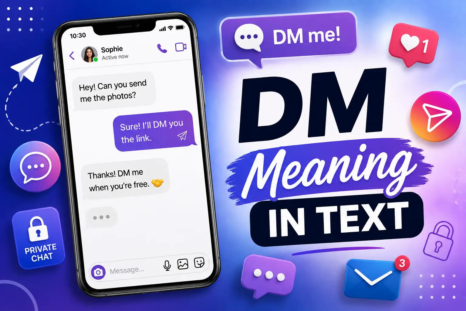 DM Meaning in Text: What DM Means and How to Use It