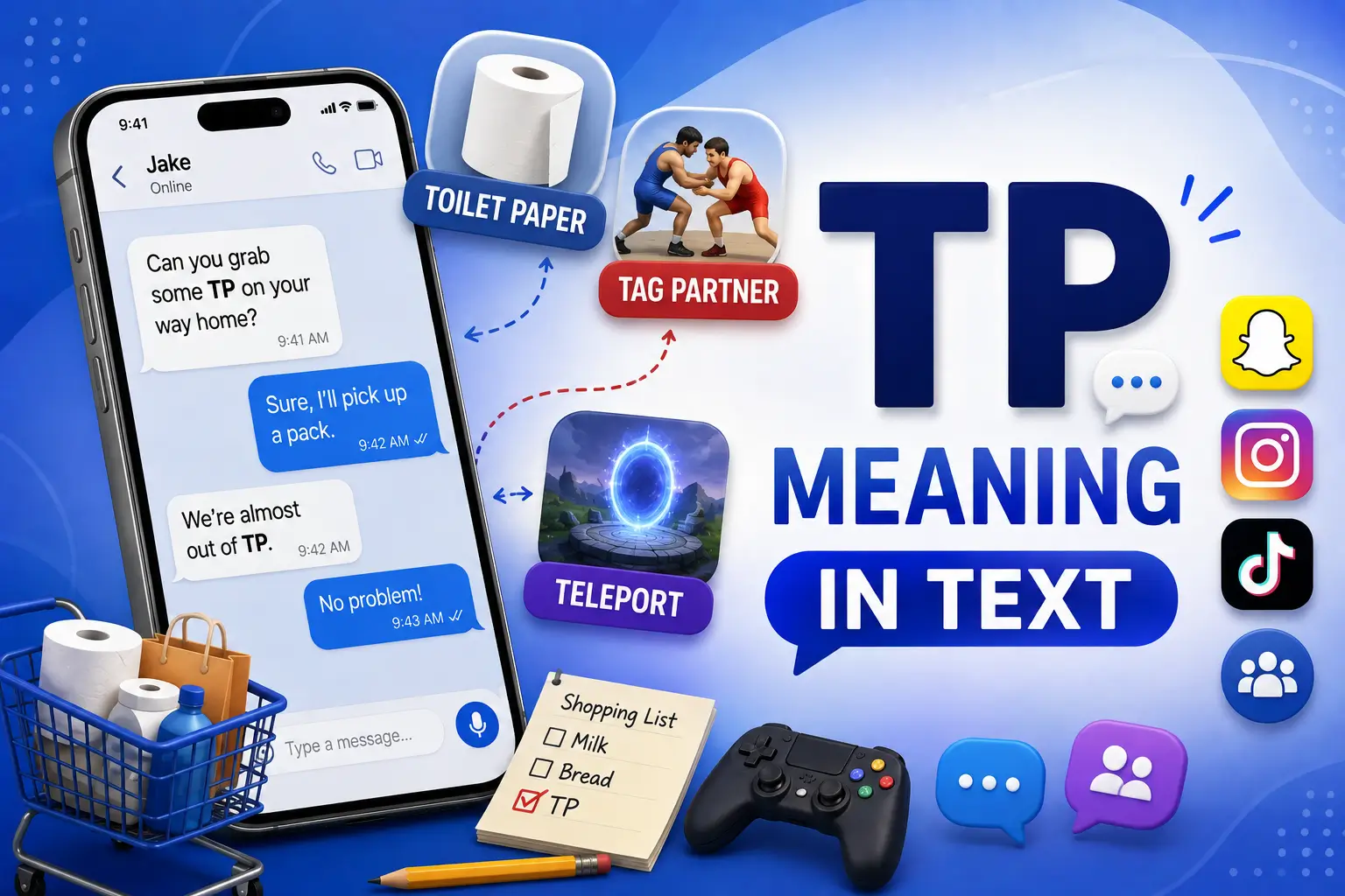TP Meaning in Text