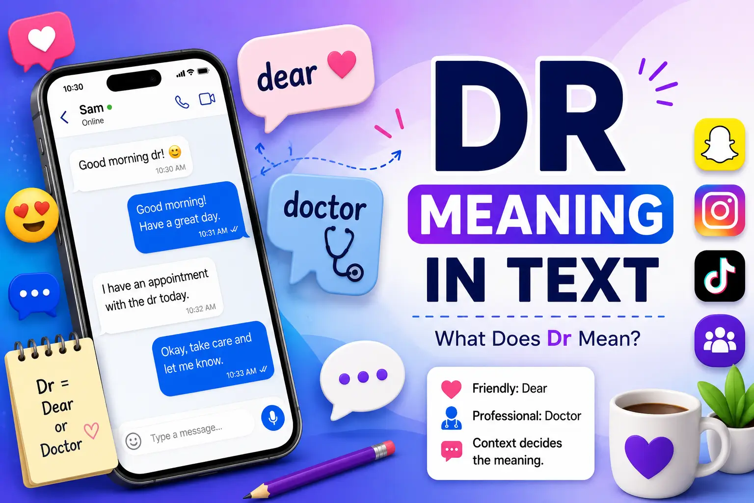 Dr Meaning in Text