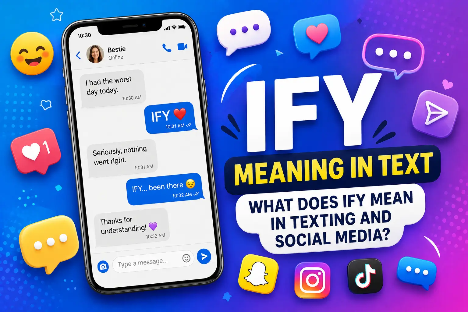 Ify Meaning in Text