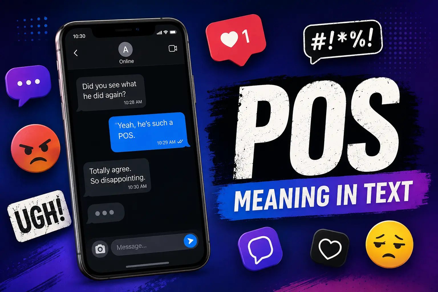 POS Meaning in Text: What Does POS Mean in Texting and Social Media?