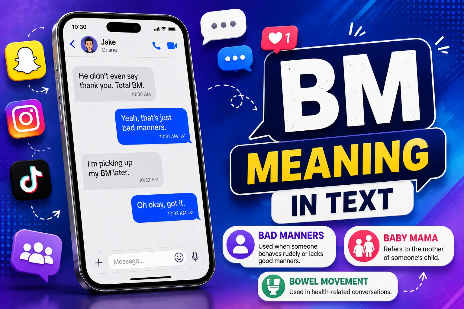 BM Meaning in Text: What Does BM Mean in Texting and Social Media?