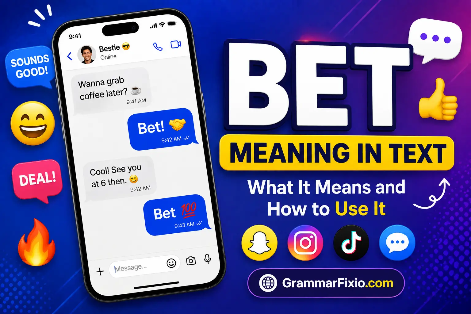 Bet Meaning in Text: What It Means and How to Use It