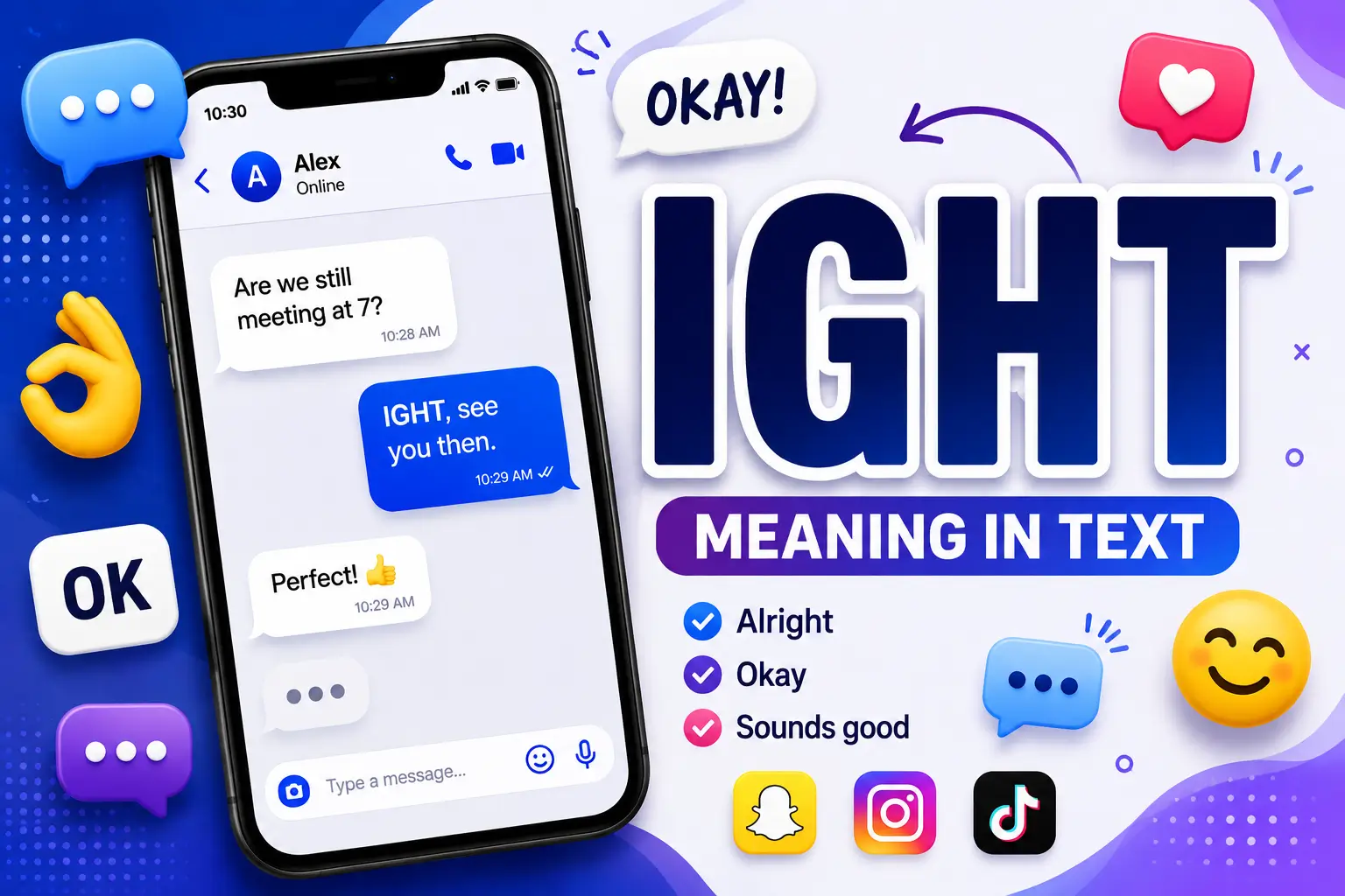 IGHT Meaning in Text