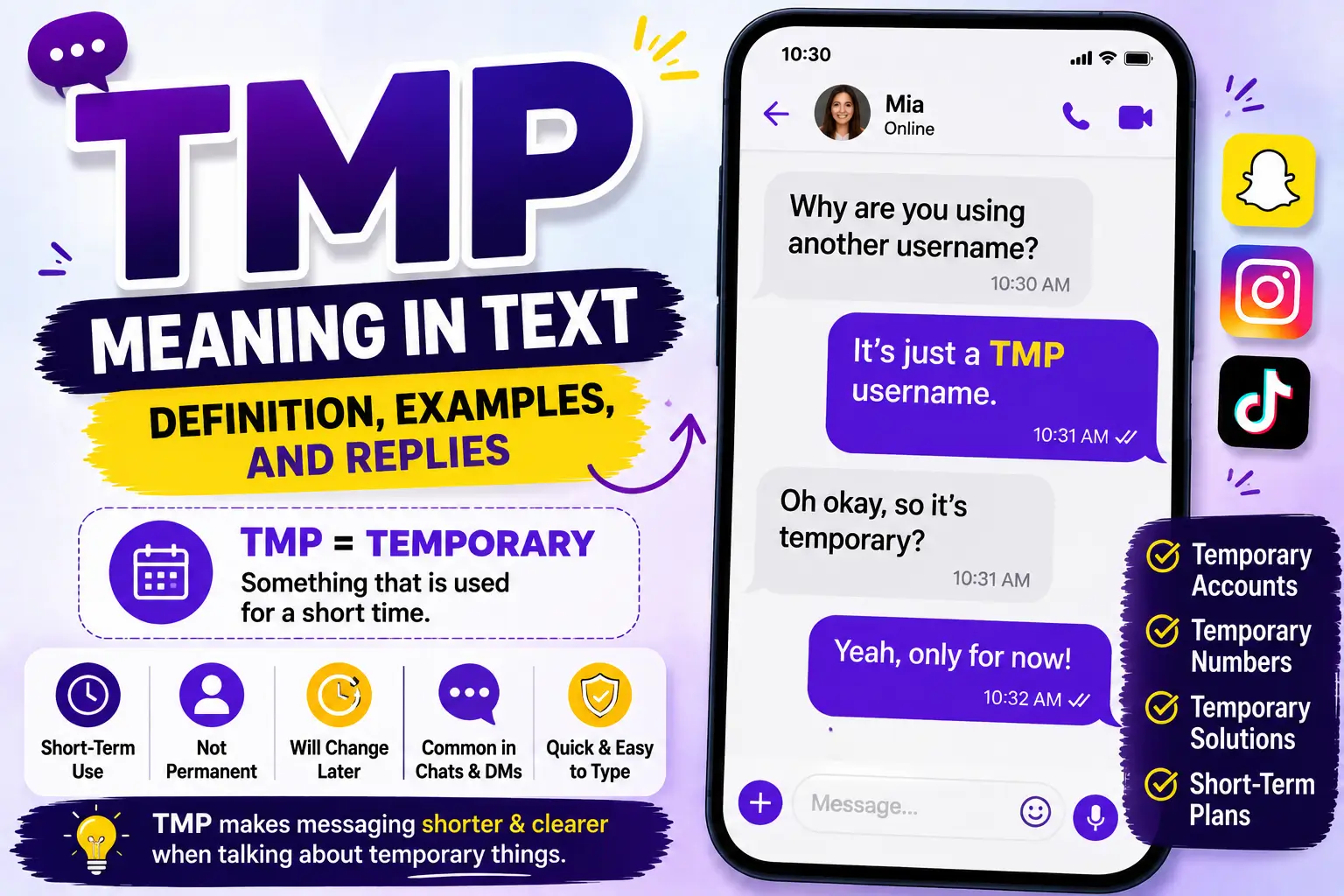 TMP Meaning in Text: What Does TMP Mean in Chat?