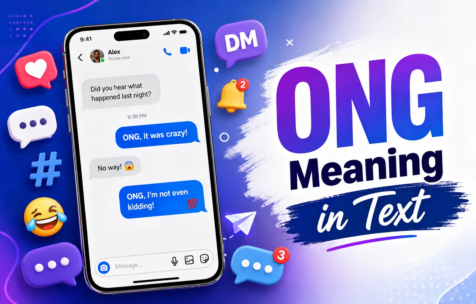 ONG Meaning in Text: Definition, Examples, and Replies