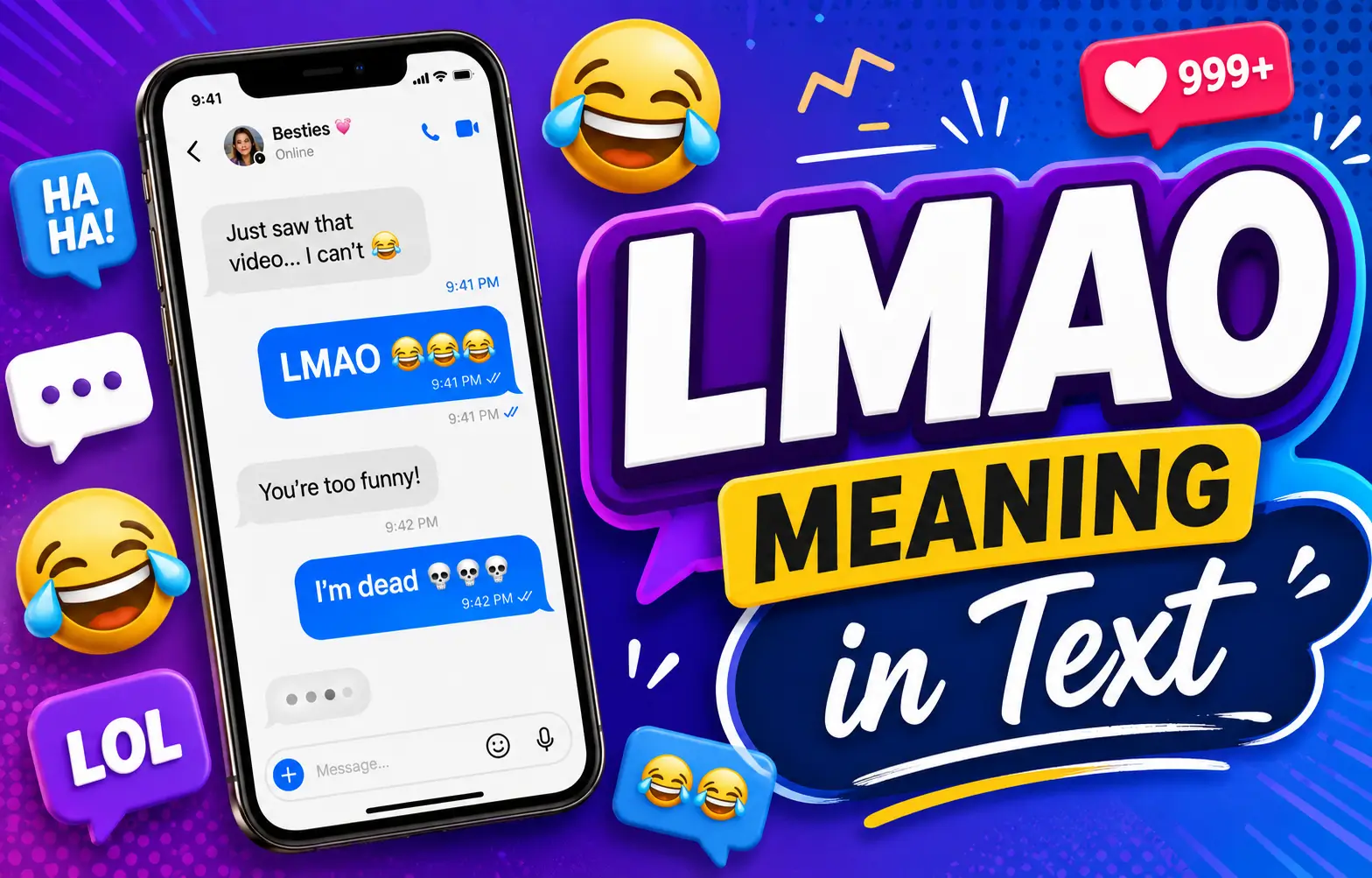 LMAO Meaning in Text: Definition, Examples, and Replies