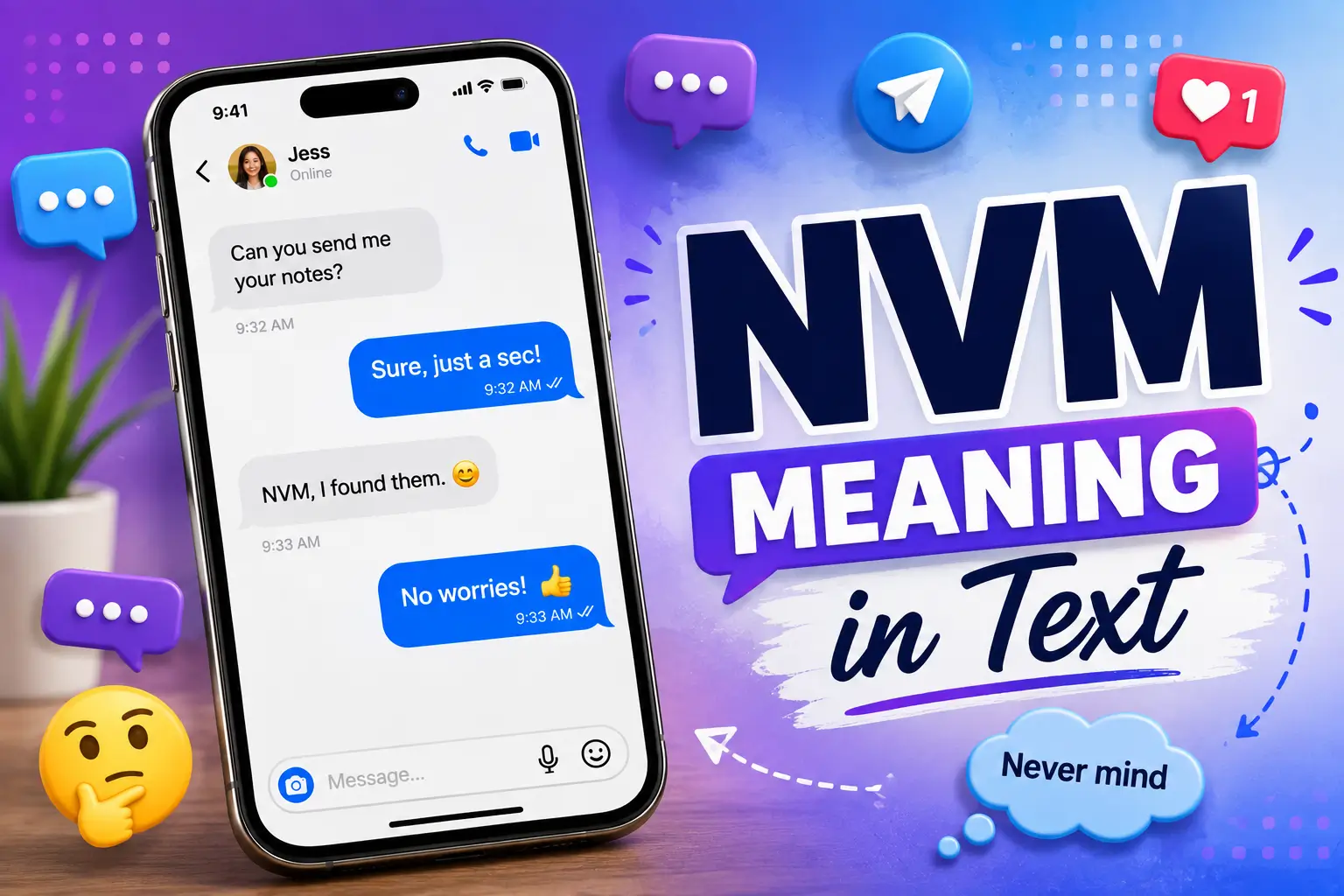 NVM Meaning in Text: Definition, Examples, and Replies