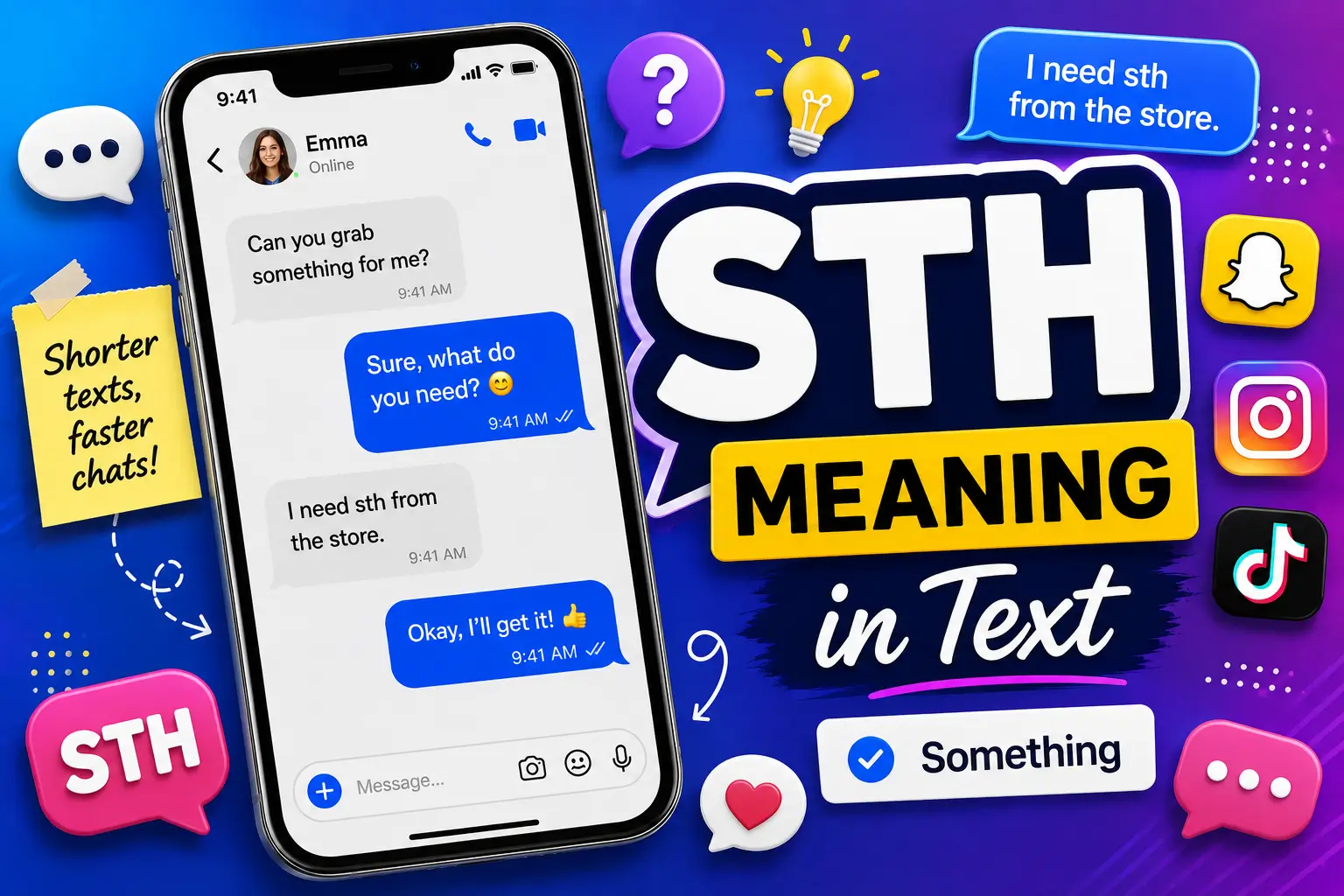 STH Meaning in Text: Definition, Examples, and Replies