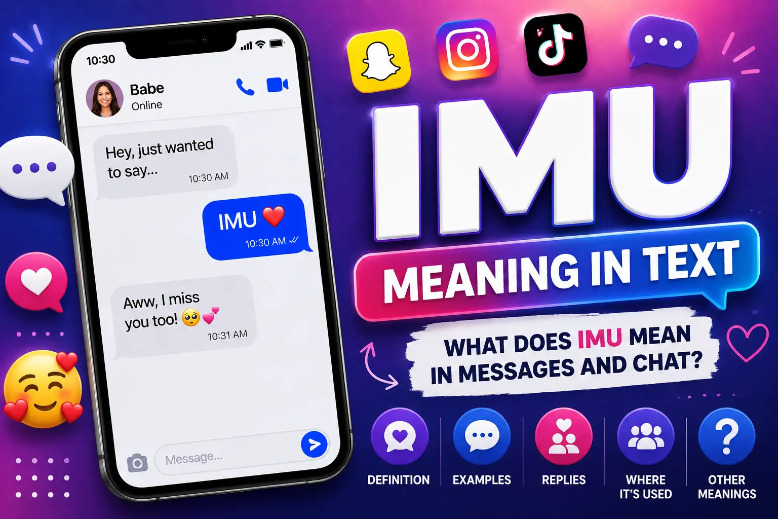 IMU Meaning in Text: What Does IMU Mean in Chat?