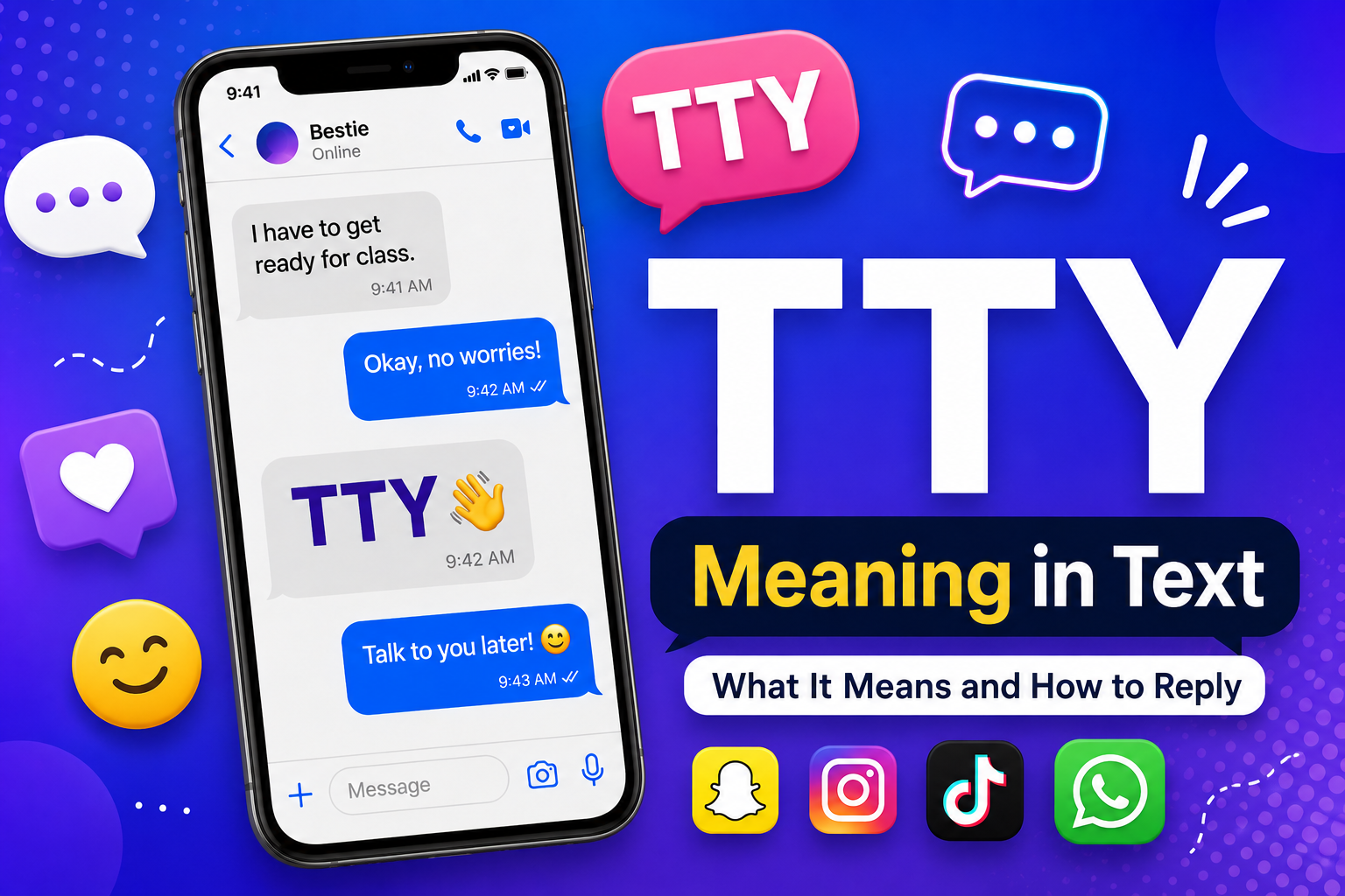 TTY Meaning in Text: What It Means and How to Reply