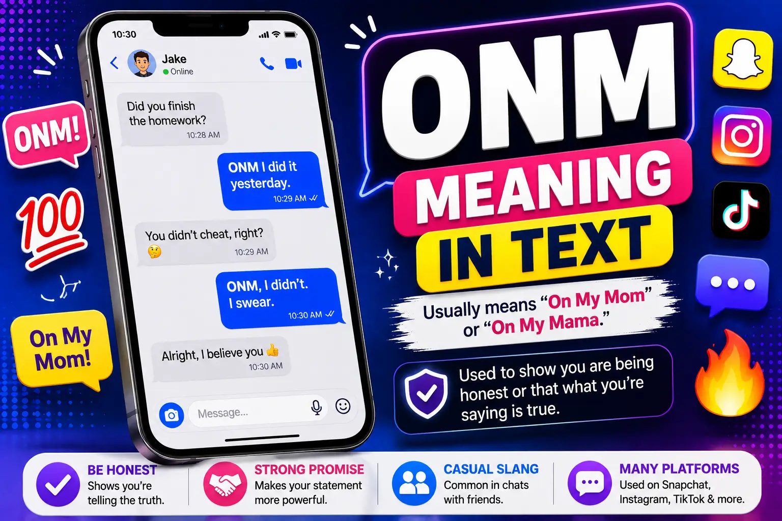ONM Meaning in Text: What Does ONM Mean in Texting and Social Media?
