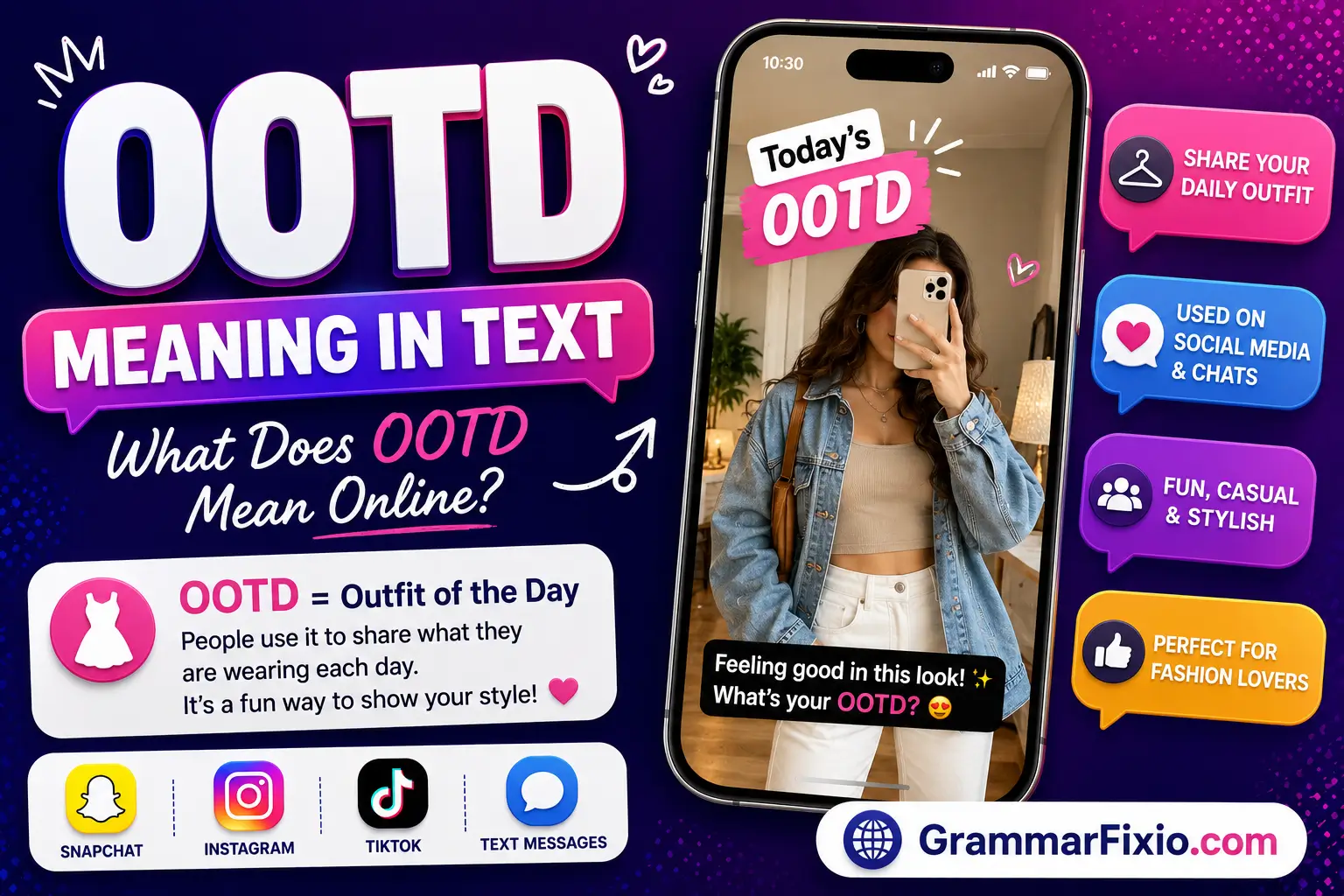 OOTD Meaning in Text