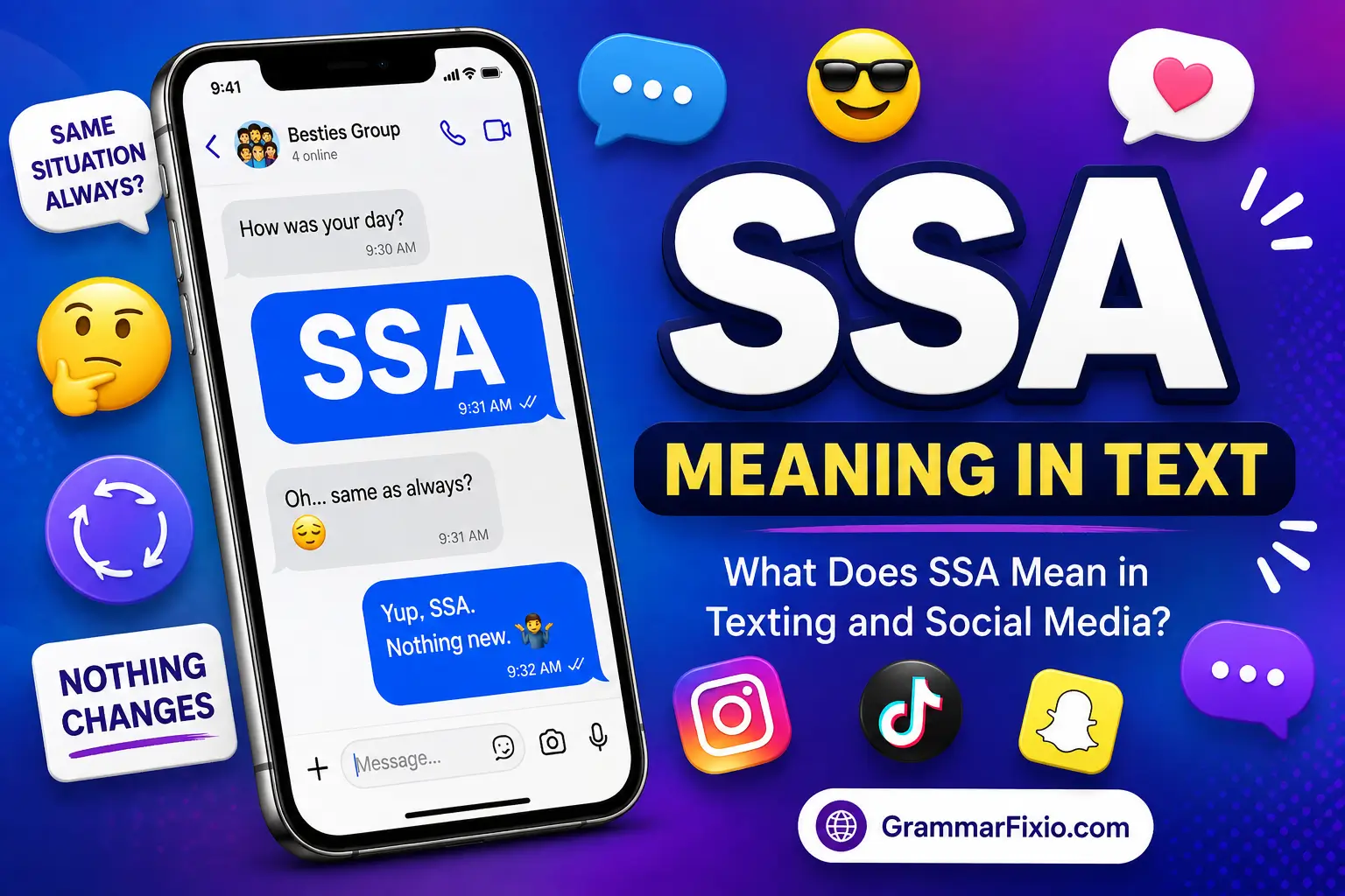 SSA Meaning in Text: What Does SSA Mean in Texting and Social Media?