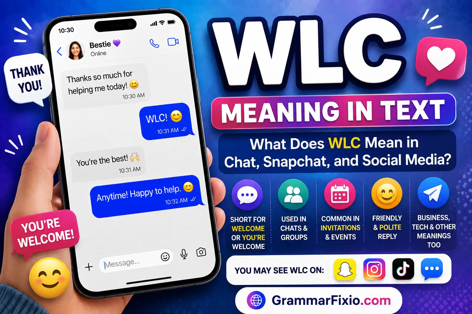 WLC Meaning in Text