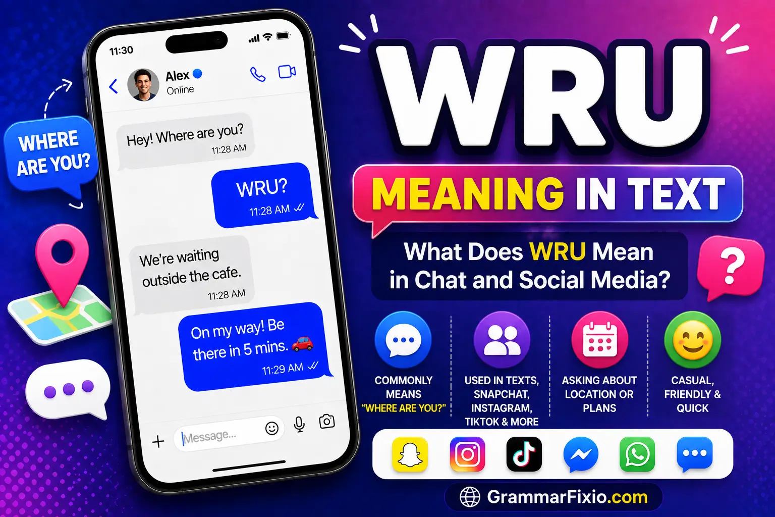 WRU Meaning in Text