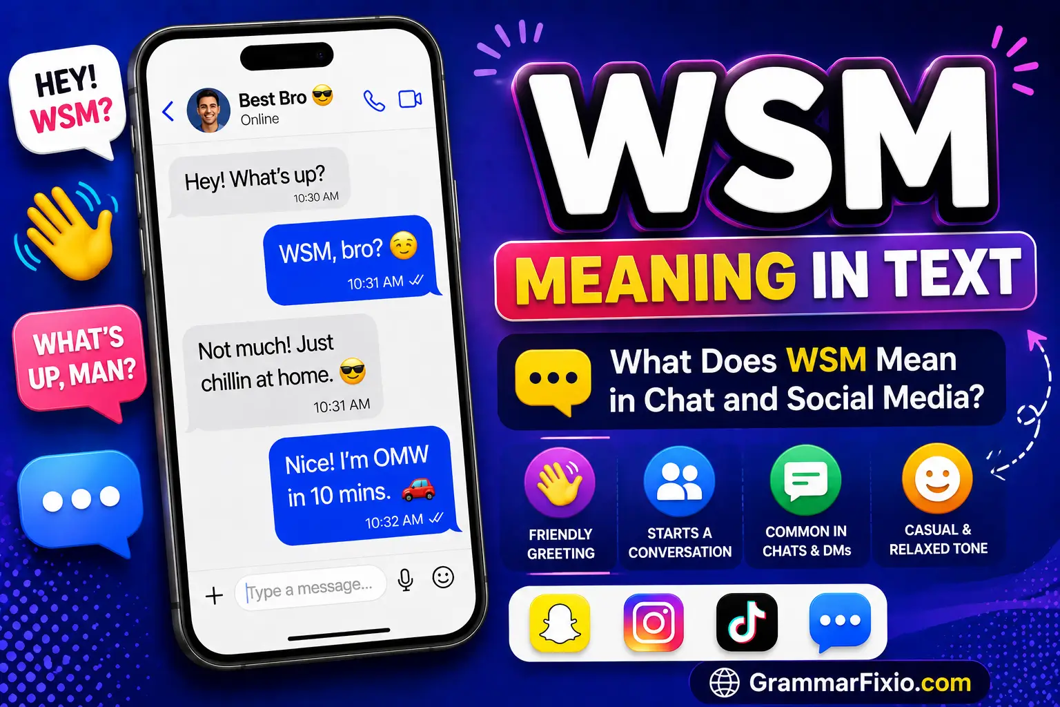 WSM Meaning in Text