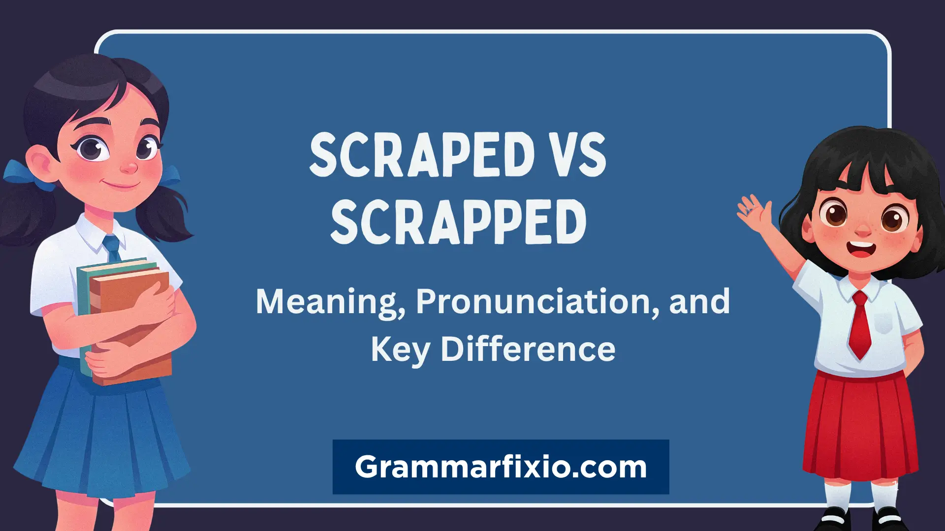 Scraped vs Scrapped: Meaning, Pronunciation, and Key Difference