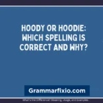 Hoody or Hoodie: Which Spelling Is Correct and Why?
